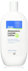 Ammonium Lactate Lotion 12% CP bottle with fliptop for dry, sensitive skin hydration.