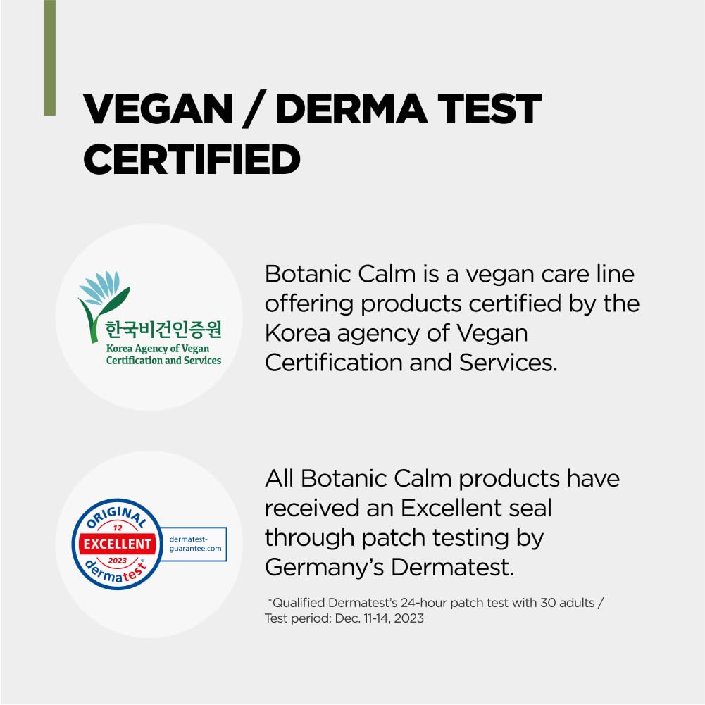 Silicone-free label on AMOS PROFESSIONAL Botanic Calm Scalp Serum packaging.
