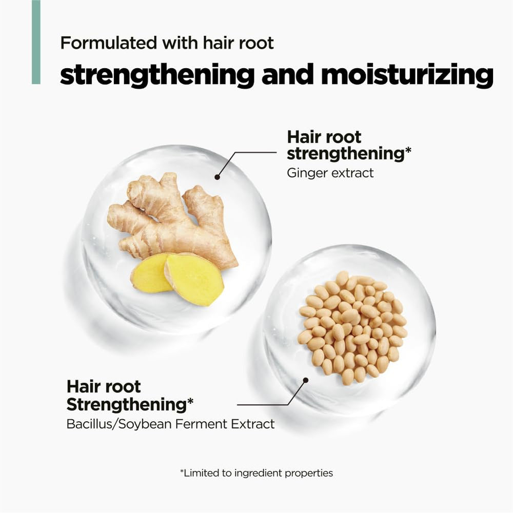 AMOS PROFESSIONAL Green Tea Shampoo in a bathroom routine shot