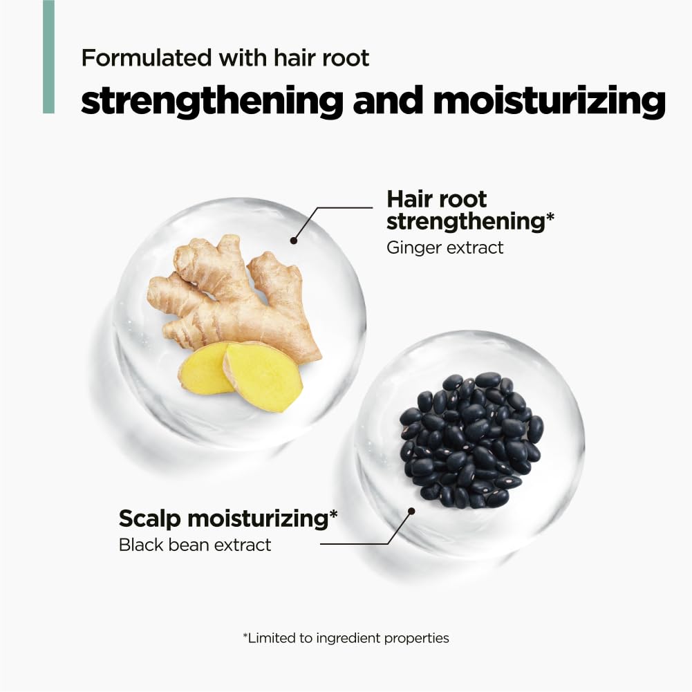 AMOS PROFESSIONAL Green Tea Shampoo volume hair, aiming for a bouncy, fuller look.