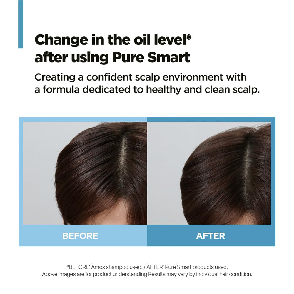 AMOS PROFESSIONAL Pure Smart Shampoo leaves a refreshing scent during wash.