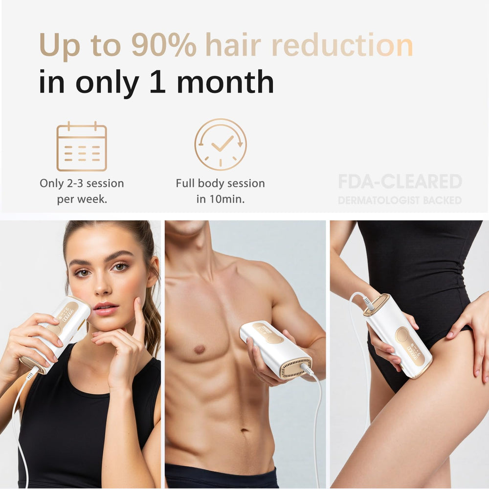 AMOTAOS IPL device for legs offering quick full-body sessions at home.