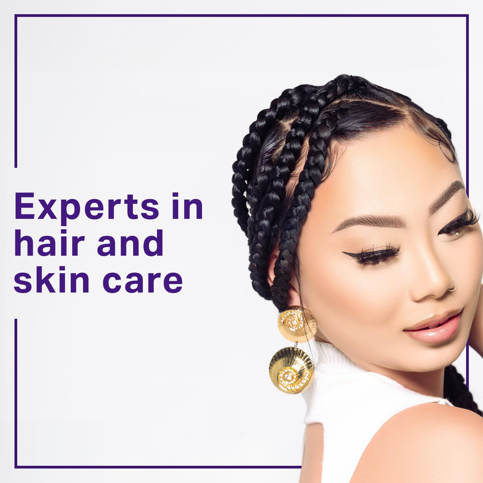 AmPro Shine-n-Jam sleek-edge-gloss adds healthy shine while controlling flyaways.