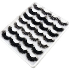 AMSDCN 3D mink lashes long thick natural appearance for dramatic eye makeup.