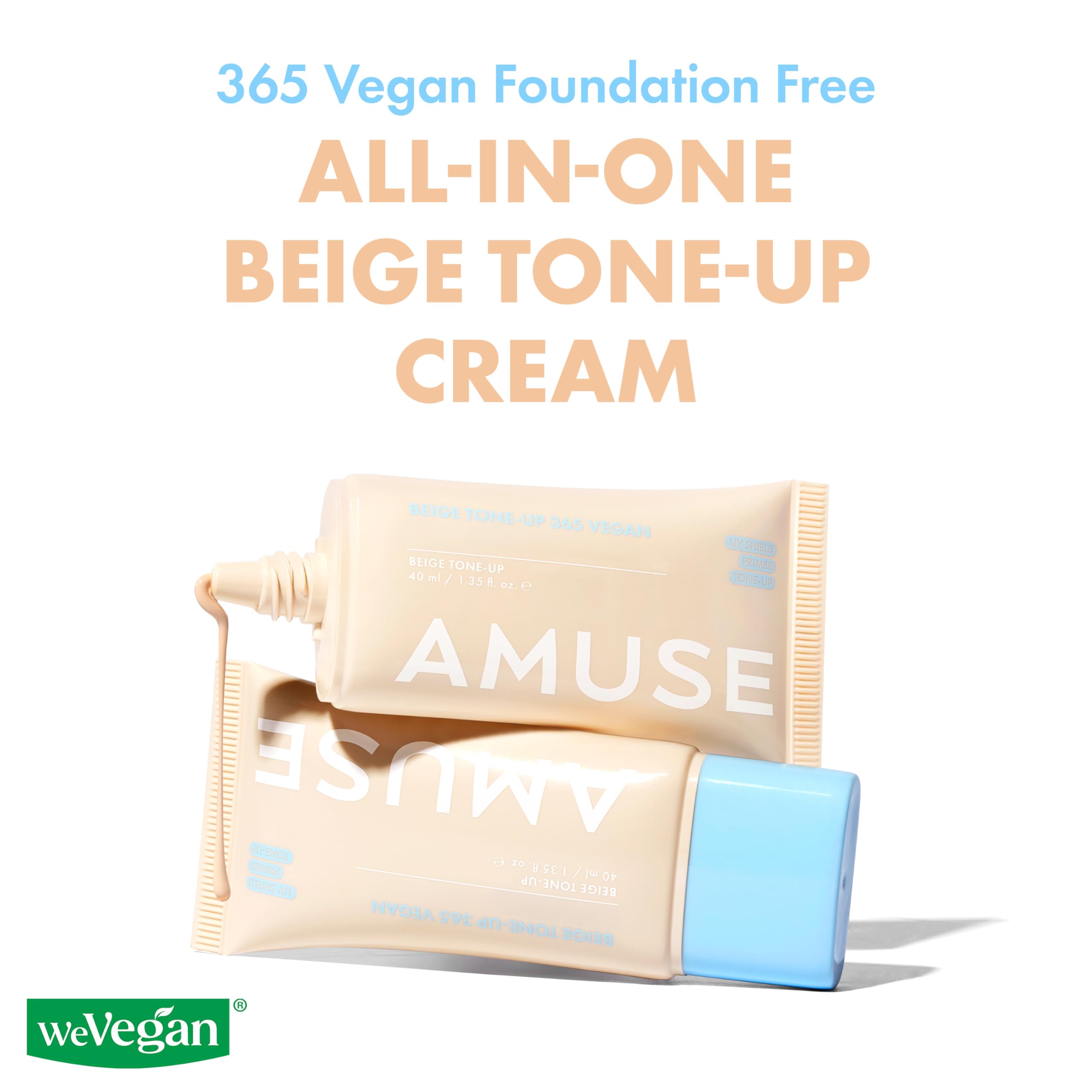 Amuse Seoul 365 Tone Up Cream dispenser for easy, even application