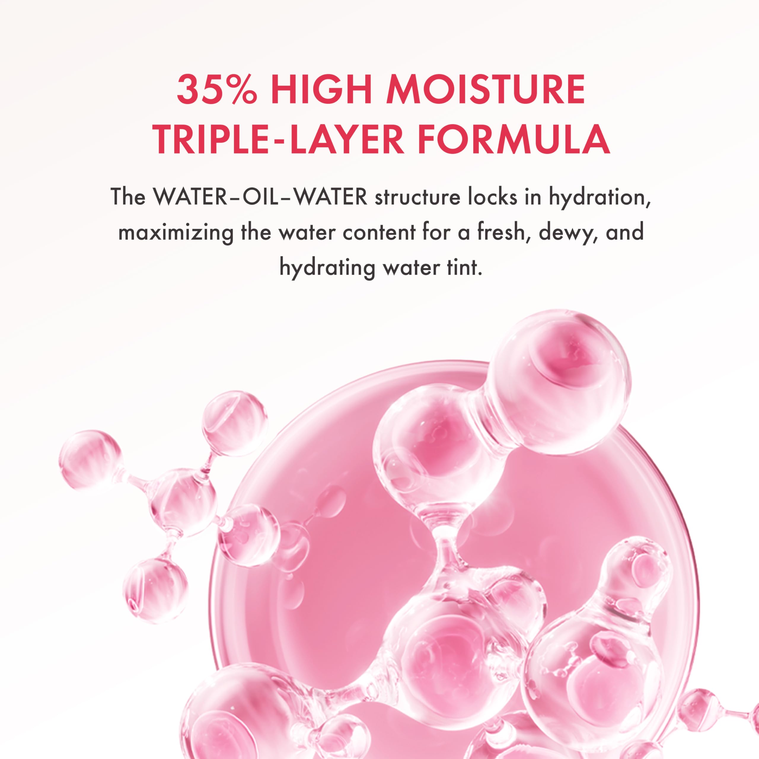 Amuse Seoul Daisy Flower Dew Tint hydration detail on lips after wear.