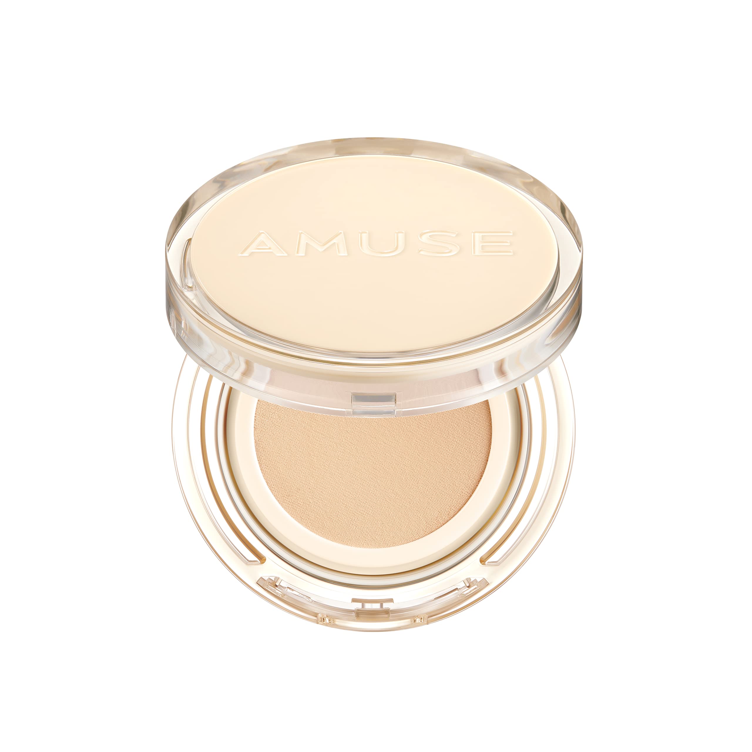 Amuse Seoul Dew Jelly Cushion compact front view with a luminous, dewy finish.