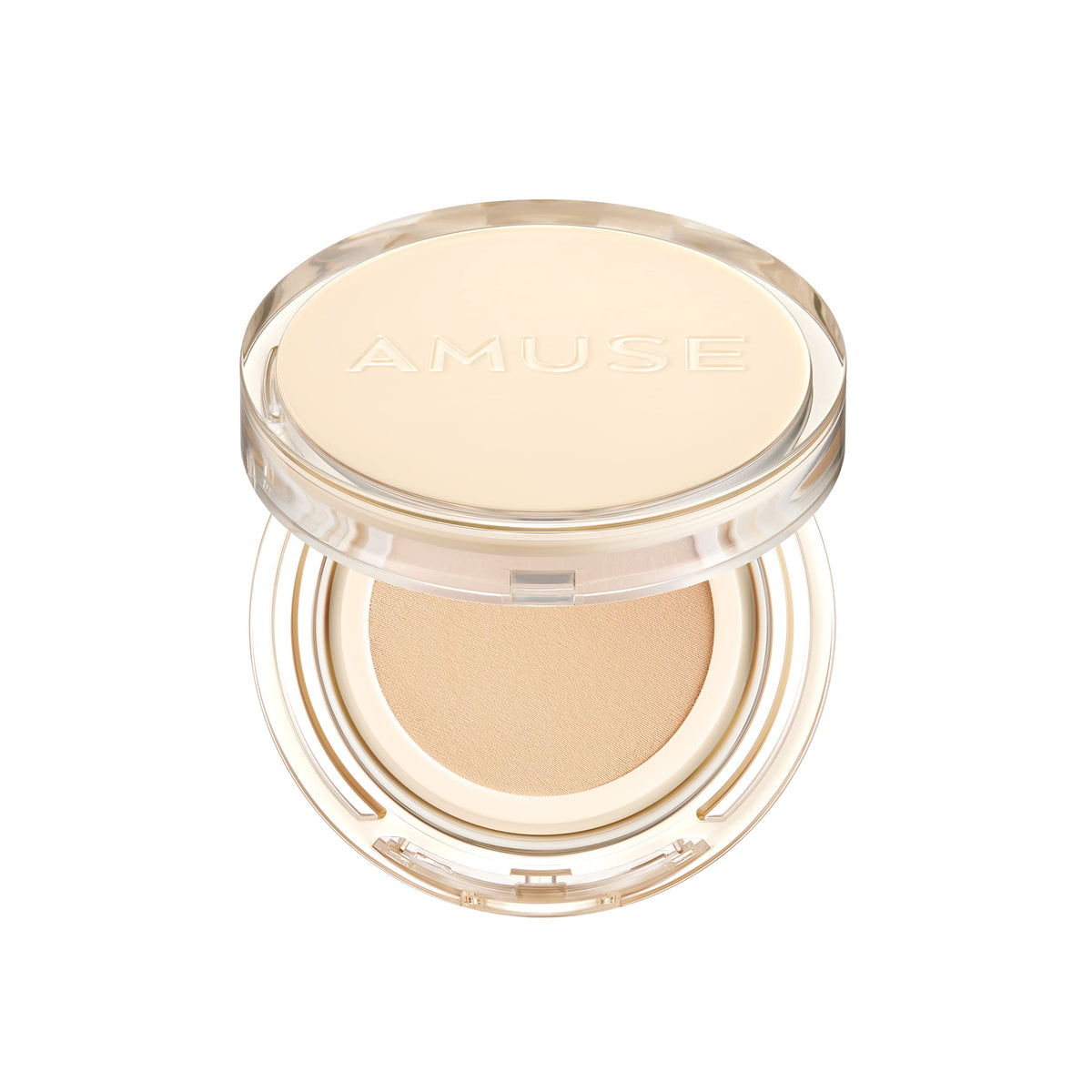 Amuse Seoul Dew Jelly Cushion compact front view with a luminous, dewy finish.