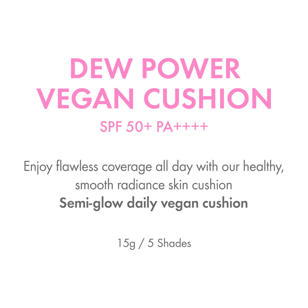 Amuse Seoul Dew Power Cushion 24h coverage swatch preserves natural radiance