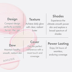 Amuse cushion cooling effect image with Mentha Aquatica extract