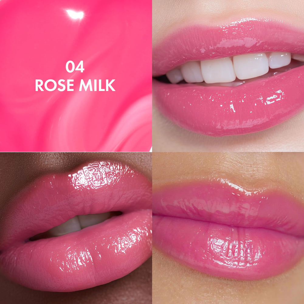 Amuse Seoul Jel-Fit Tint Rose Milk swirl showing jelly texture.