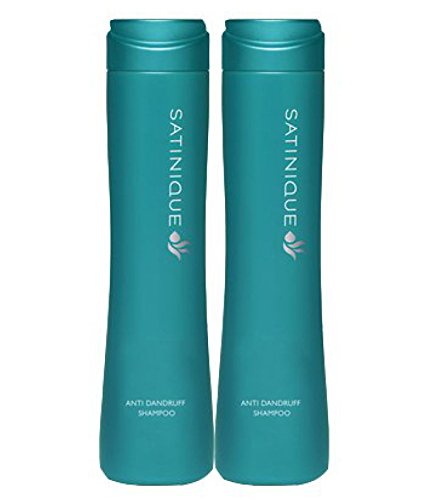 Amway Satinique anti-dandruff shampoo bottle provides refreshing cleanse and scalp comfort