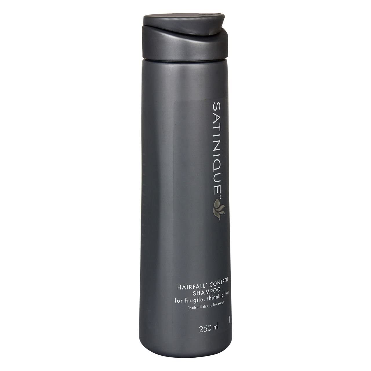 Amway Satinique Hairfall Control Shampoo back label with usage directions