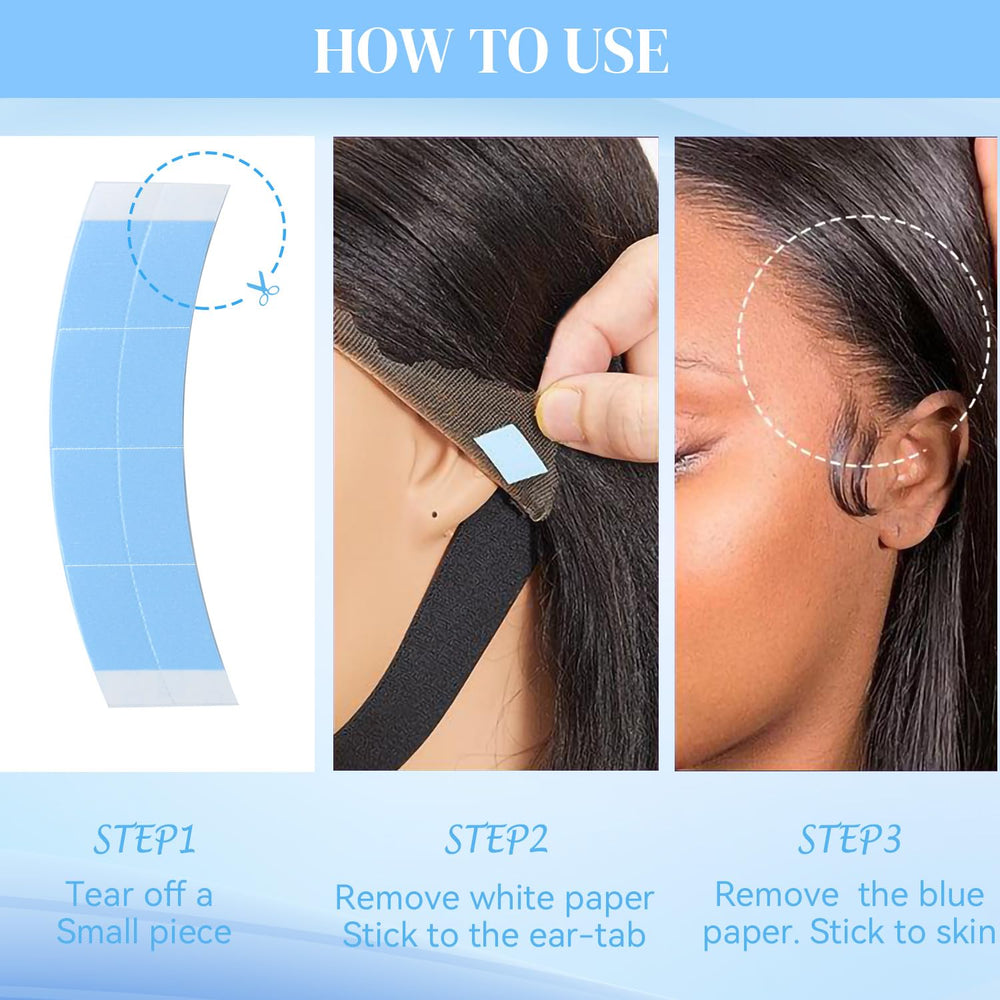 Amyqueen long-lasting wig tape lasts 3–5 weeks under varying conditions
