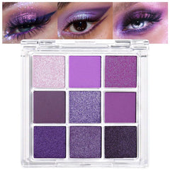 AMY'S DIARY Deep Purple palette front view for vibrant eye looks