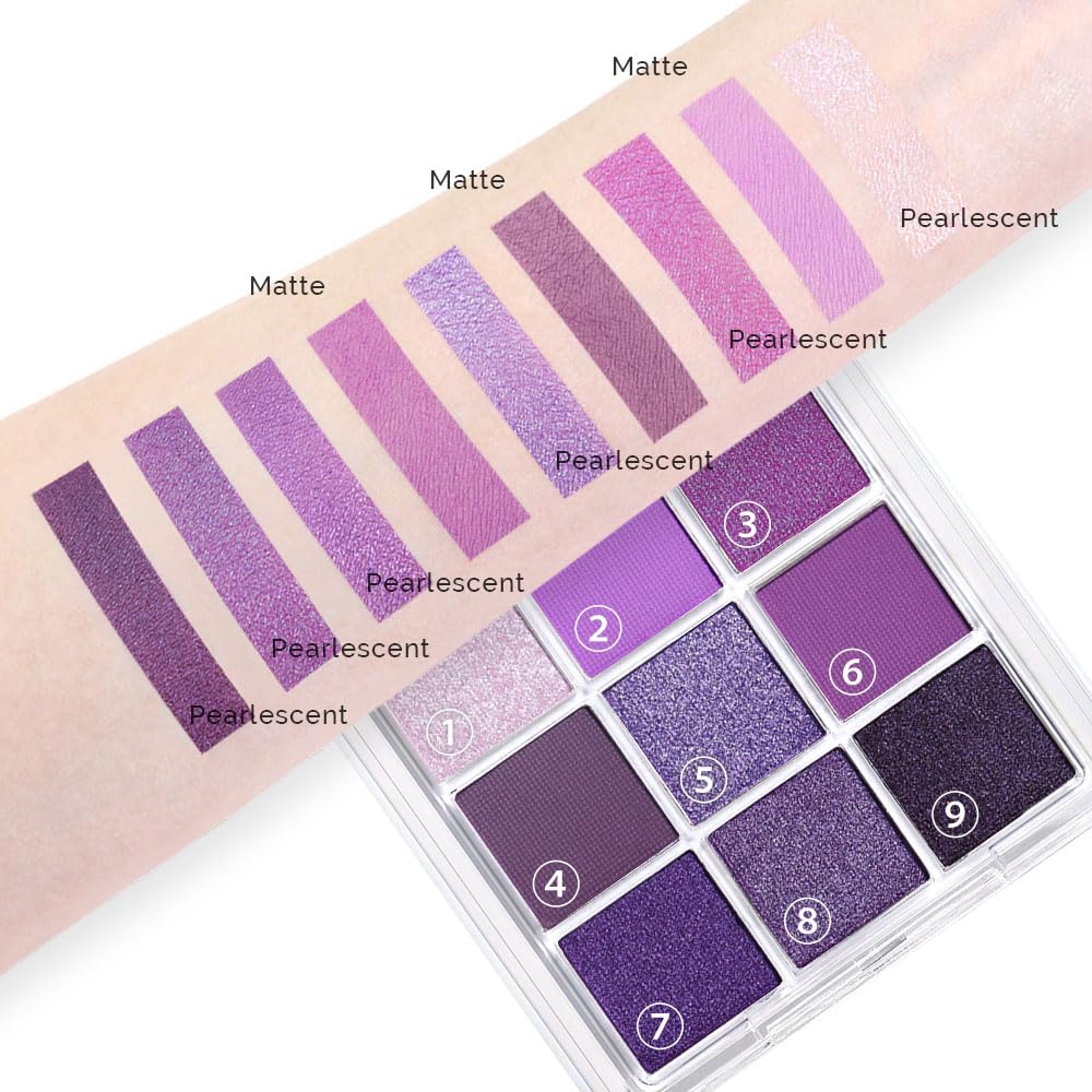 AMY'S DIARY Deep Purple palette packaging shot suitable for gifting