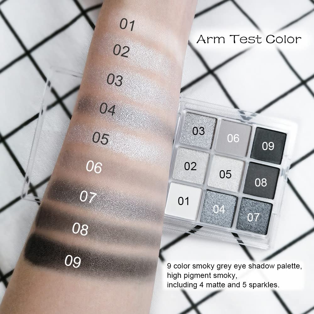AMY'S DIARY Nine cool-toned shades swatches reveal versatile day-to-night options.