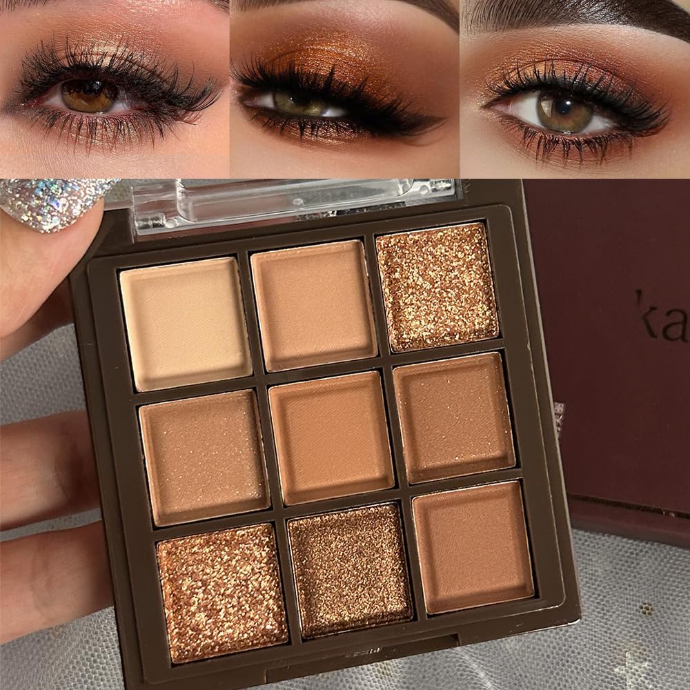 AMY'S DIARY Rose Gold Palette swatches show versatile matte, shimmer, and metallic shades.