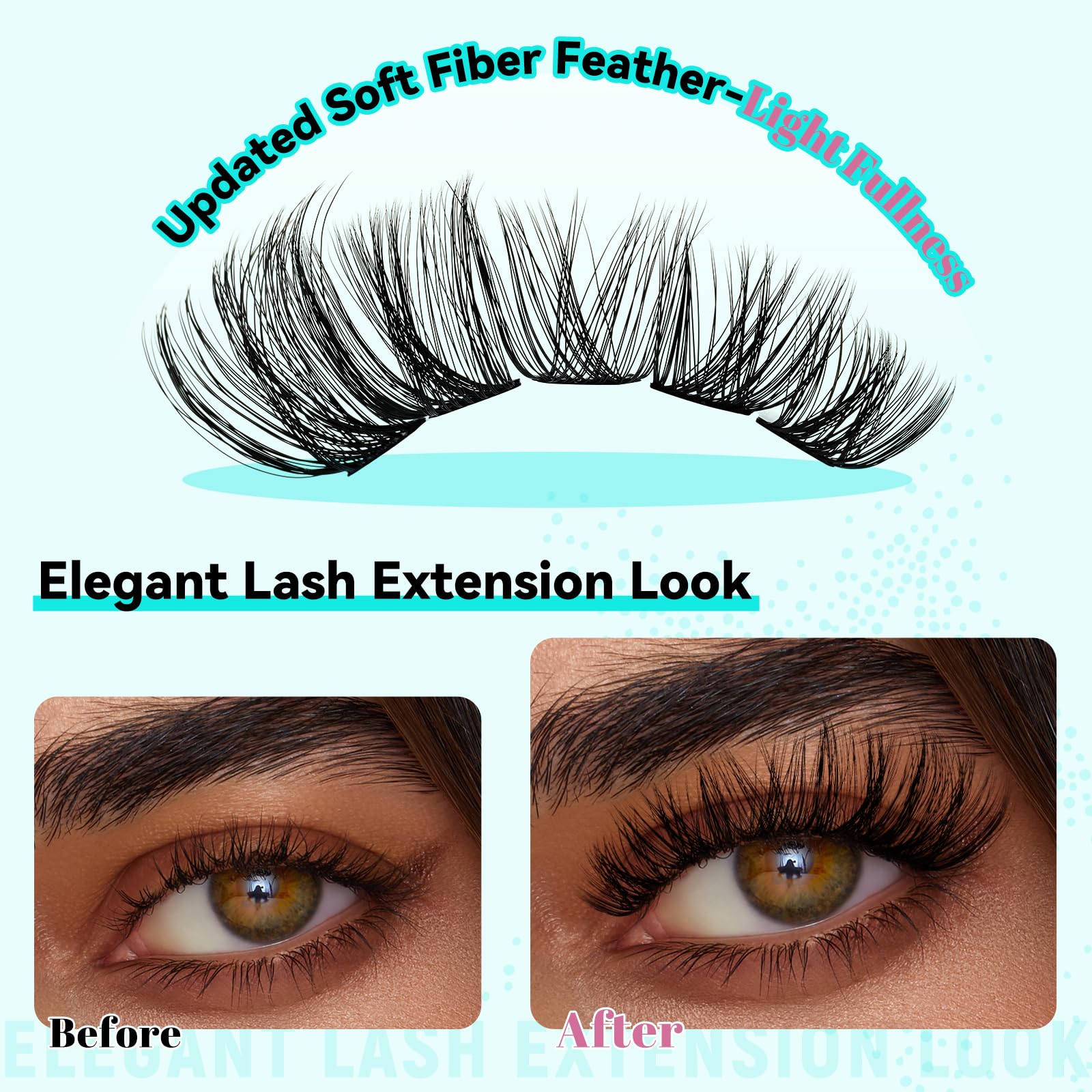 AMZGIRL 144 lash clusters 10-18mm for versatile styling