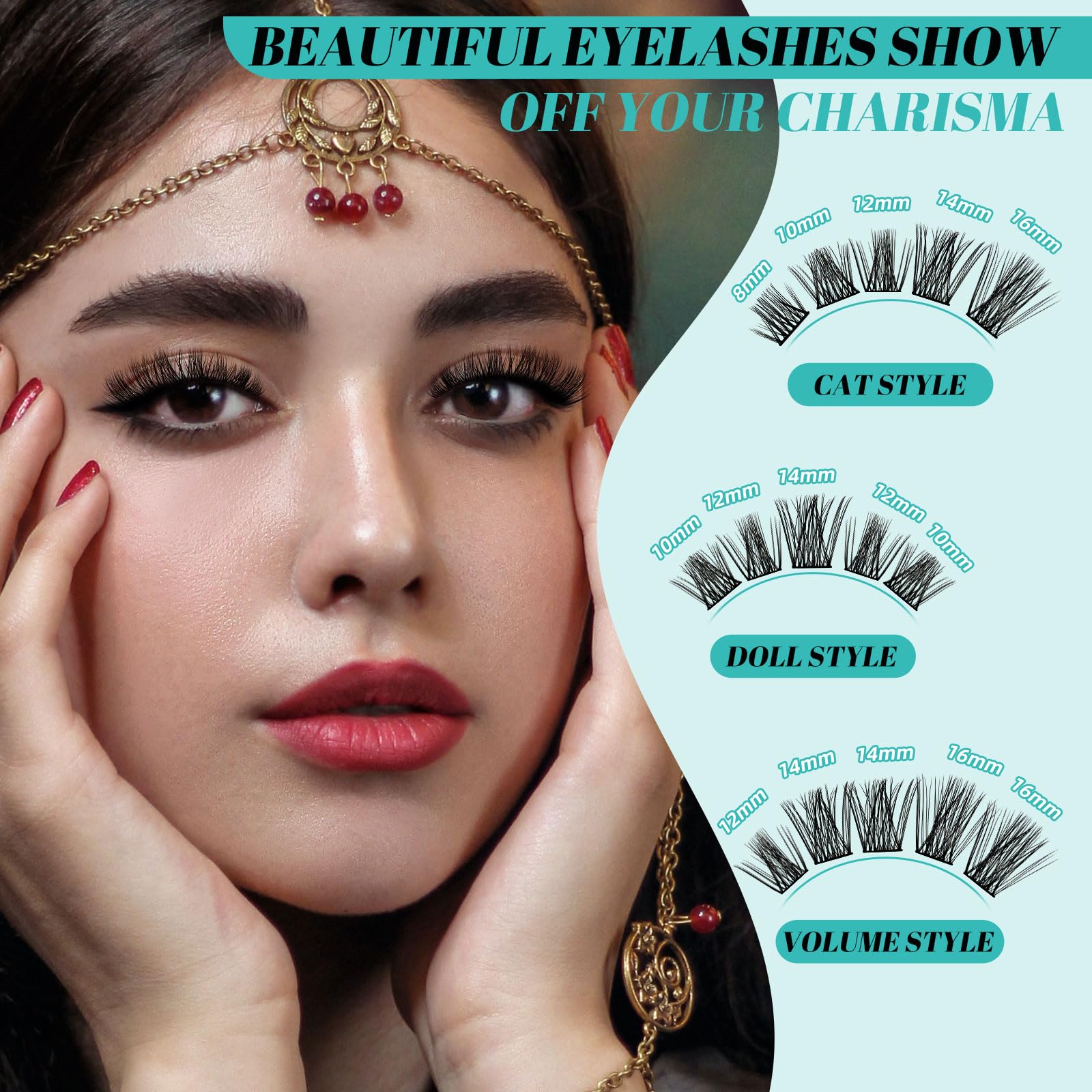 AMZGIRL 168pcs DIY lash kit for beginners exploring various looks