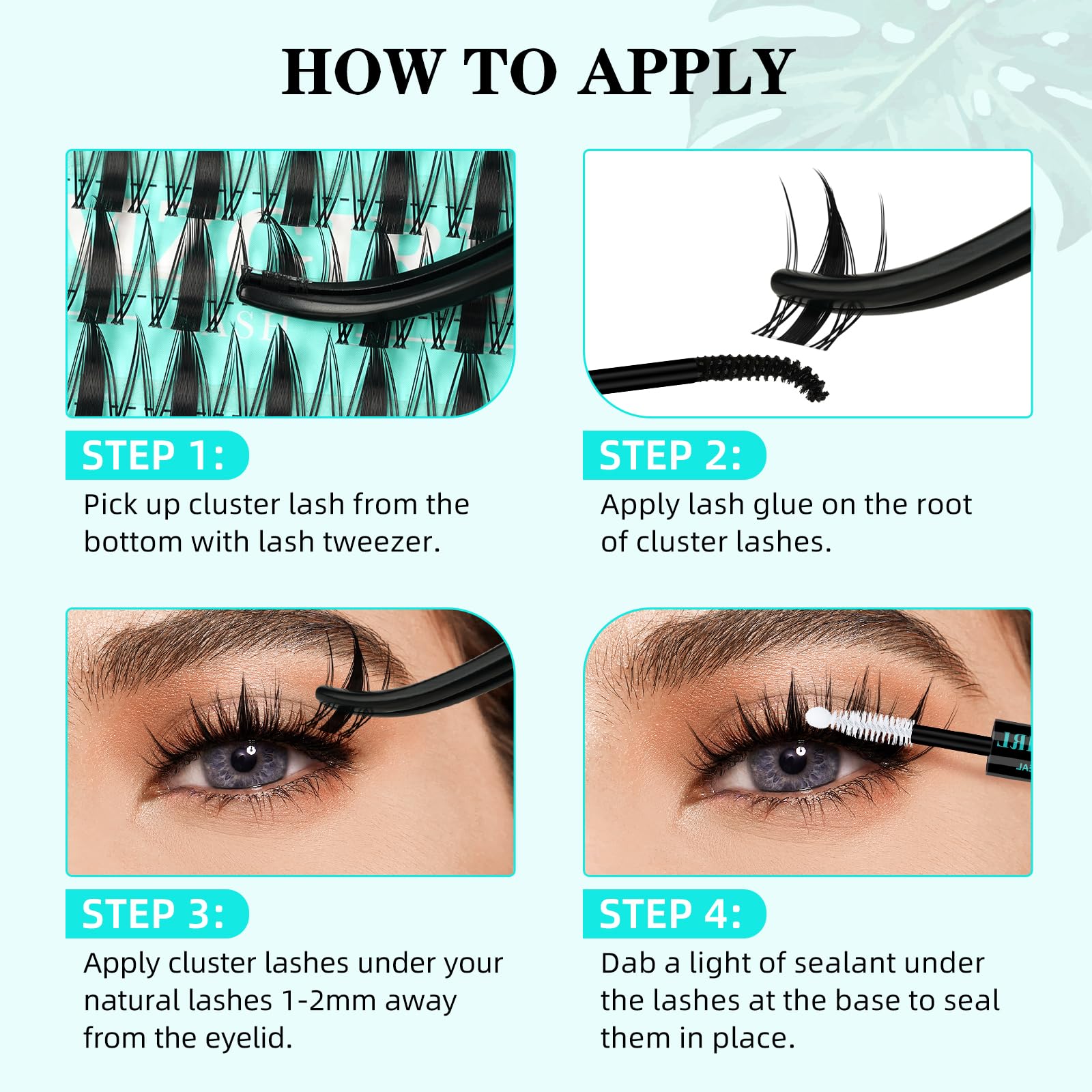 AMZGIRL LASH invisible band lashes blend with natural lashes