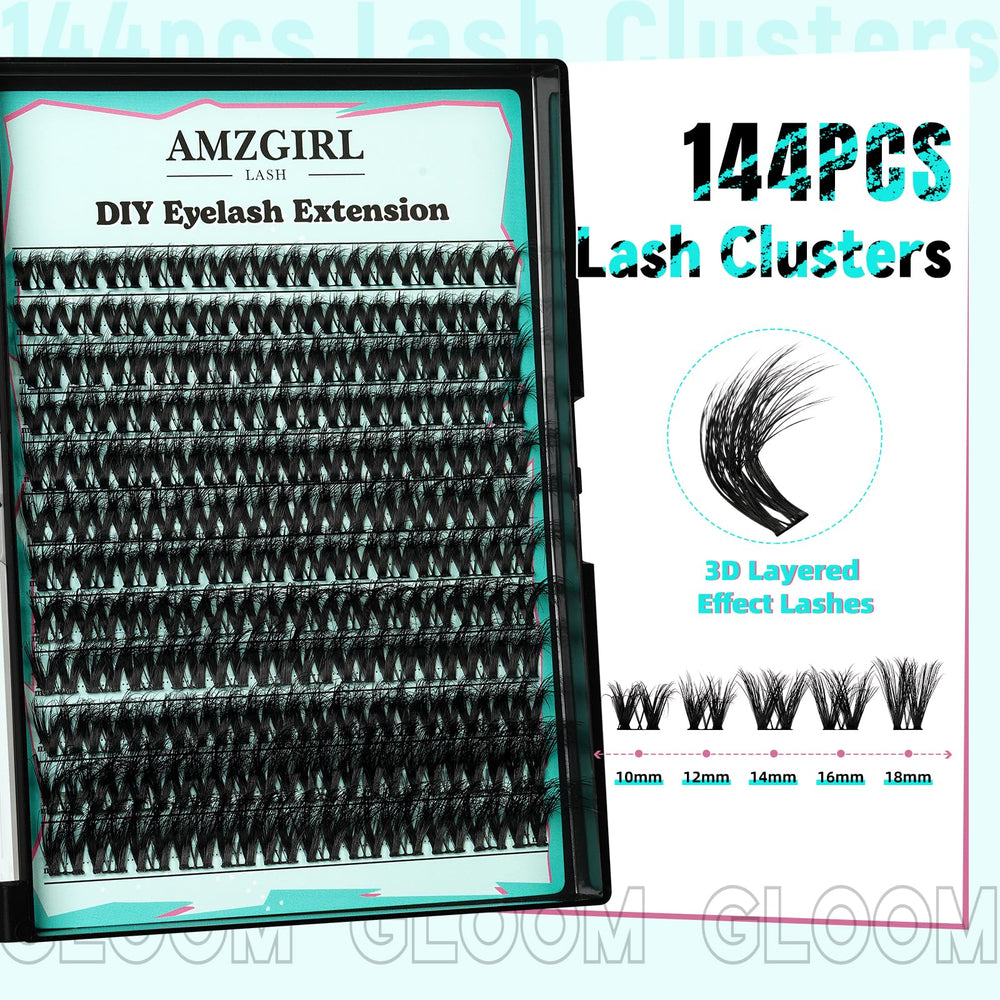 AMZGIRL LASH 3D cluster bundle for fuller, lightweight volume