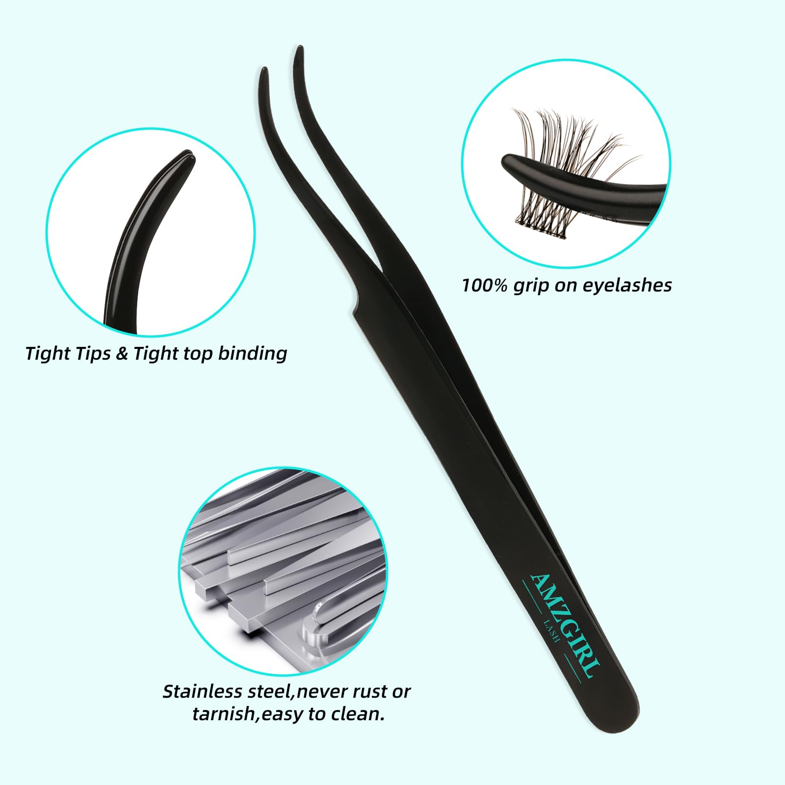 AMZGIRL LASH 3D faux mink lashes are soft and lightweight