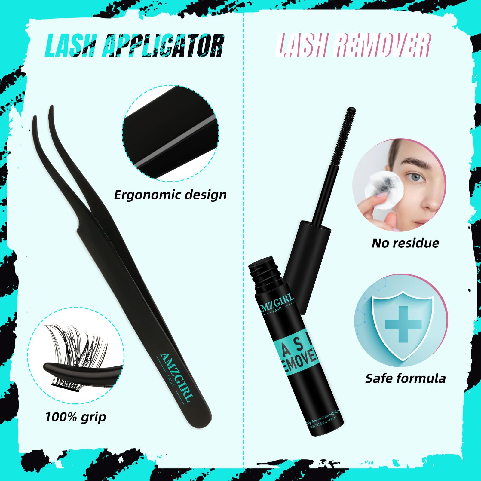AMZGIRL LASH 8-16mm lengths let you tailor looks.