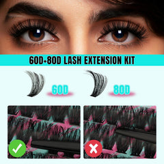 AMZGIRL LASH application steps for easy DIY use
