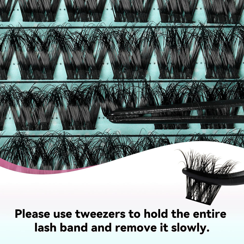 AMZGIRL LASH applicator and tweezers enable precise, beginner-friendly placement.