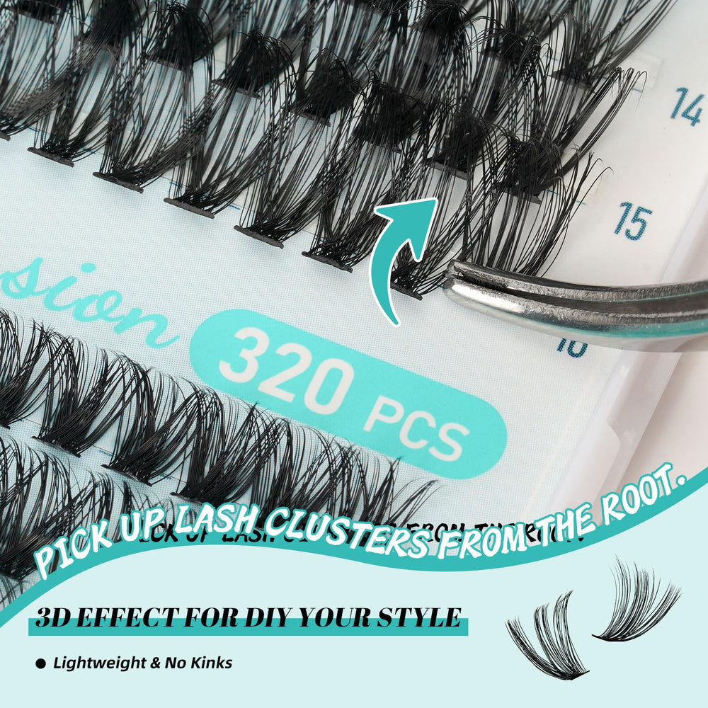 AMZGIRL lash applicator tool for precise cluster placement.