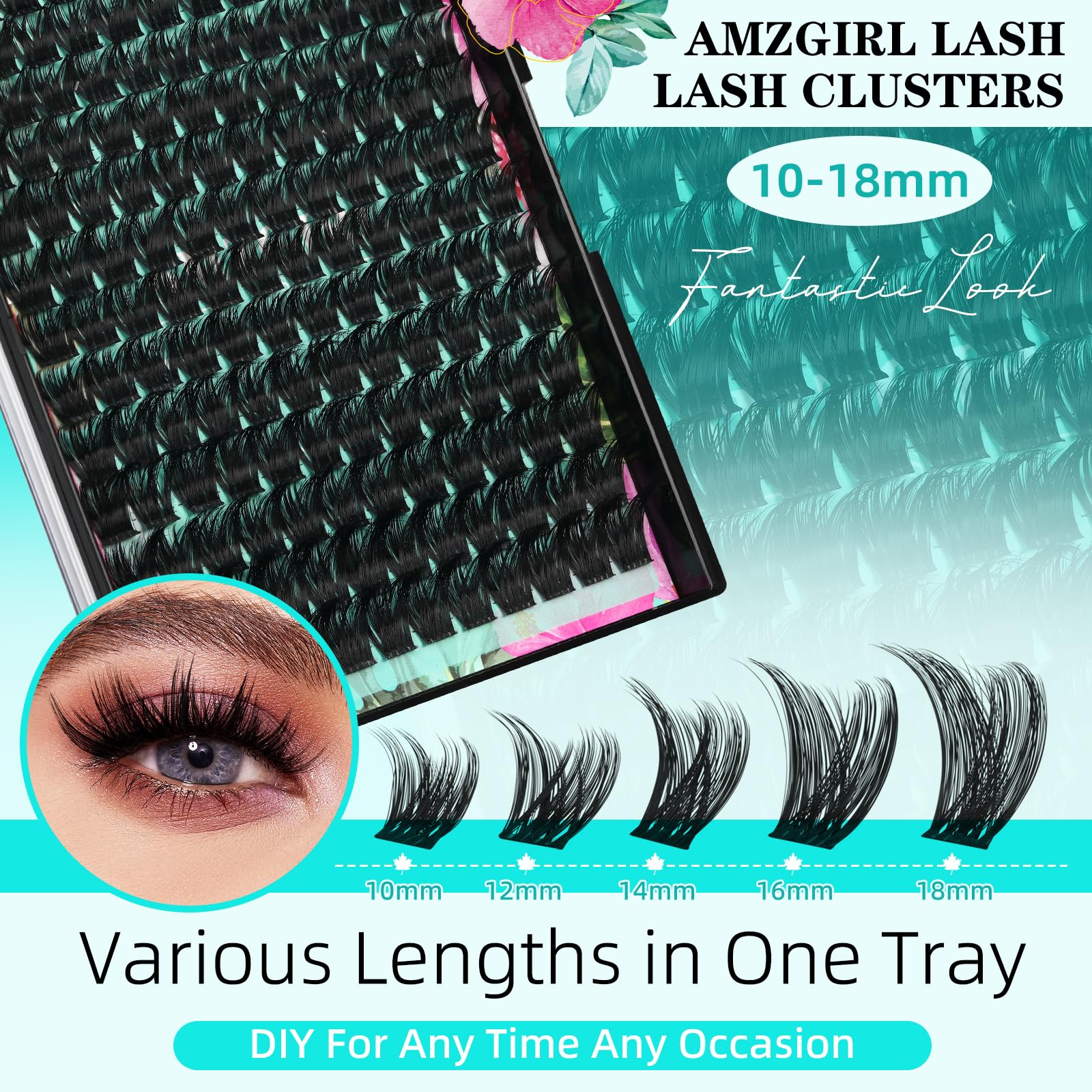 AMZGIRL LASH Precision applicator tweezer for accurate placement.