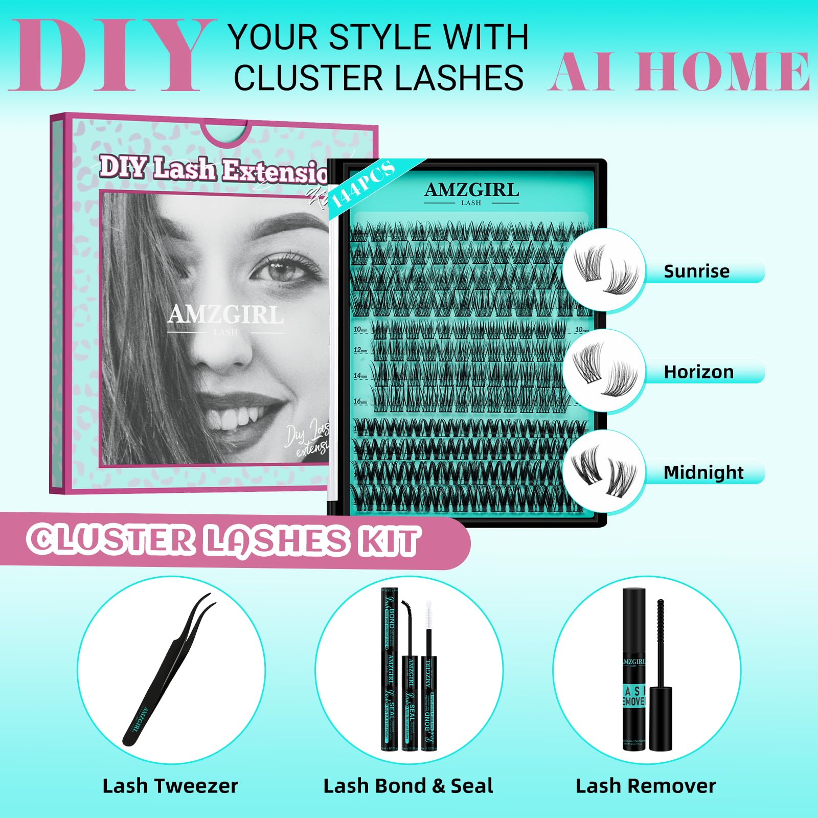 AMZGIRL LASH bond and seal bottle for secure wear