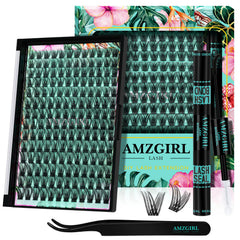 AMZGIRL LASH Lash Clusters Kit 168pcs for natural look and easy DIY