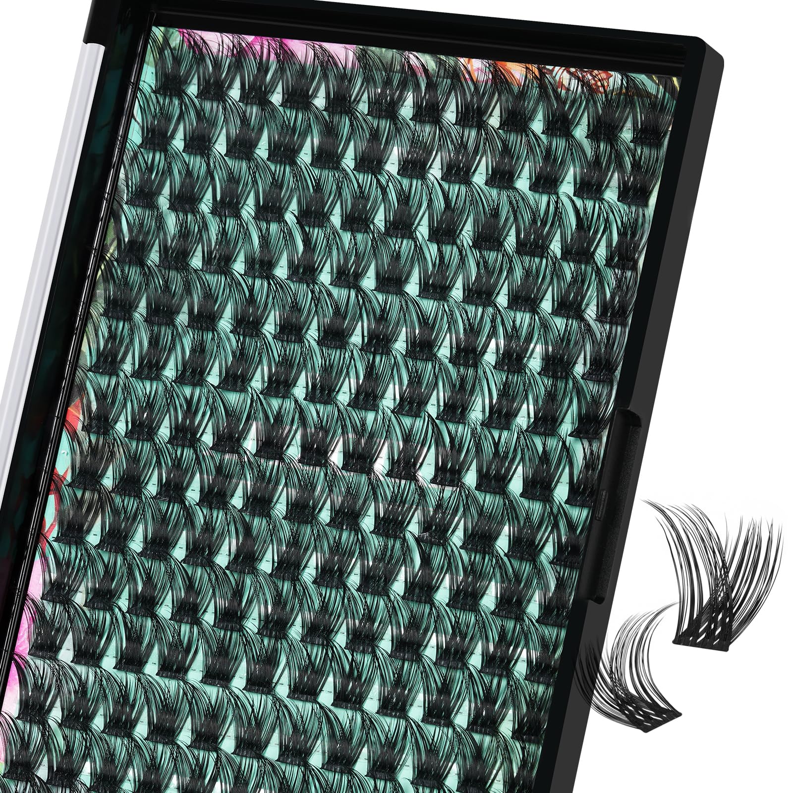 AMZGIRL LASH wet-look lash clusters for quick at-home drama.