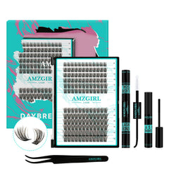AMZGIRL LASH Daybreak clusters kit for easy at-home lash extensions