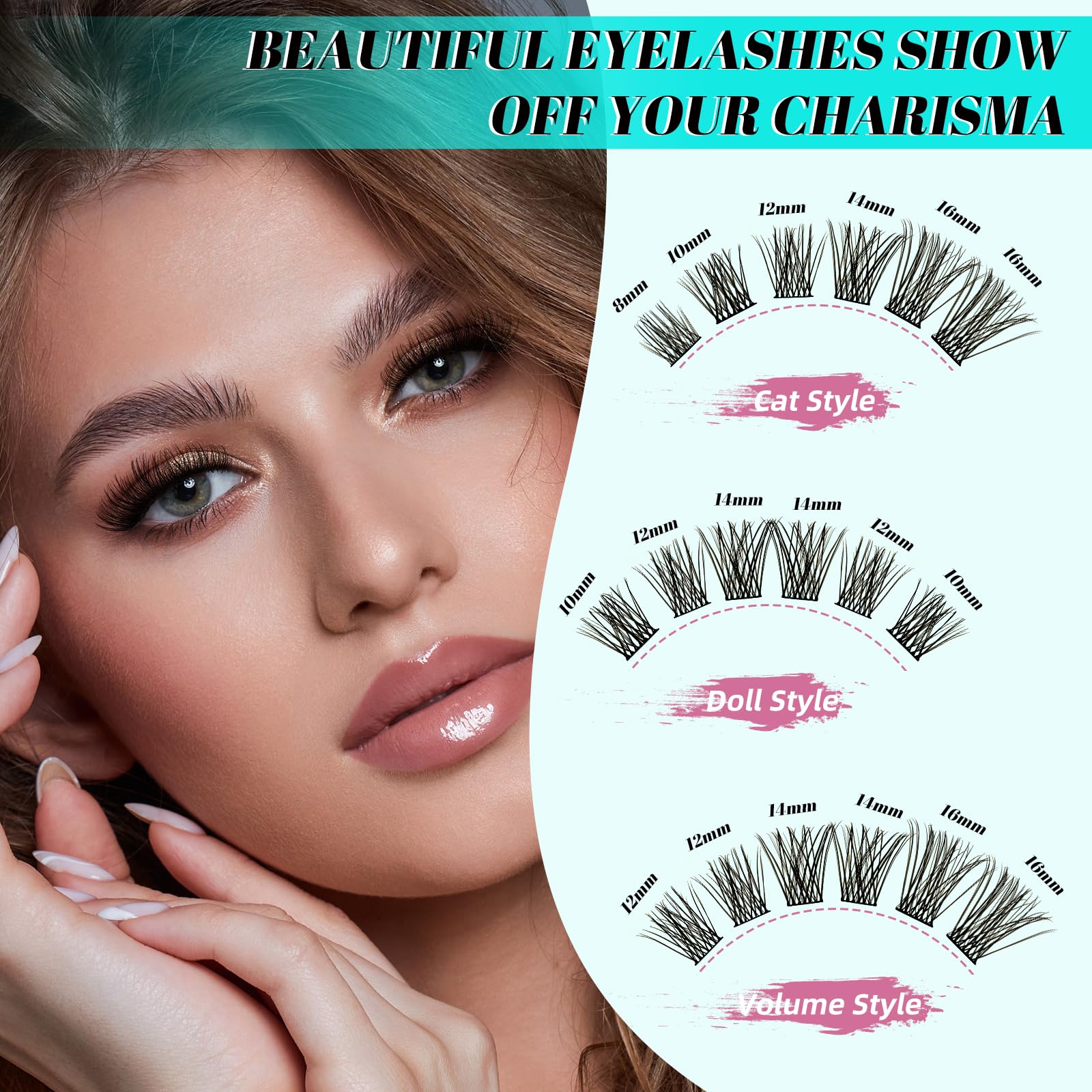 AMZGIRL LASH DIY at-home kit enables versatile lash looks