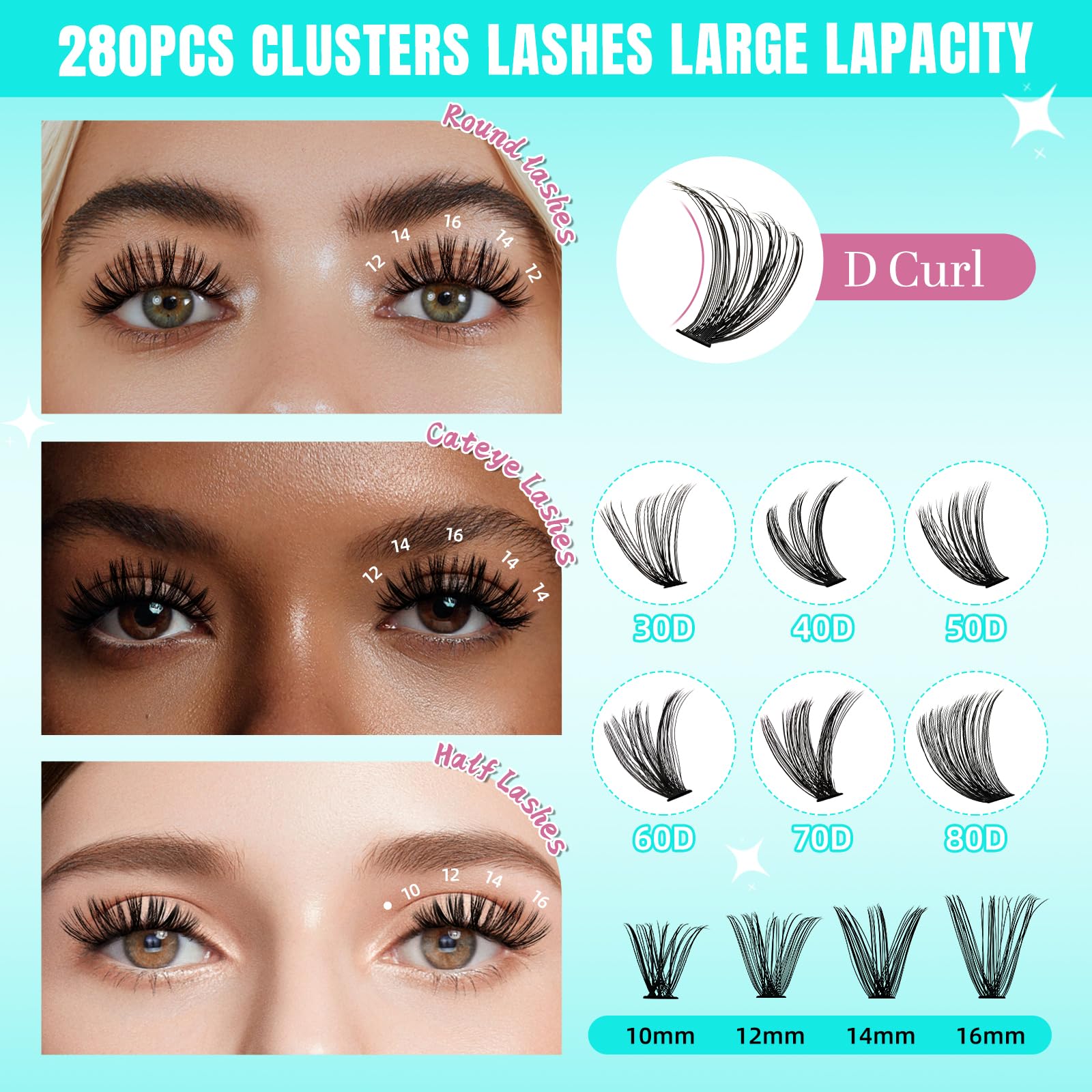 AMZGIRL LASH at-home DIY lashes for convenient beauty
