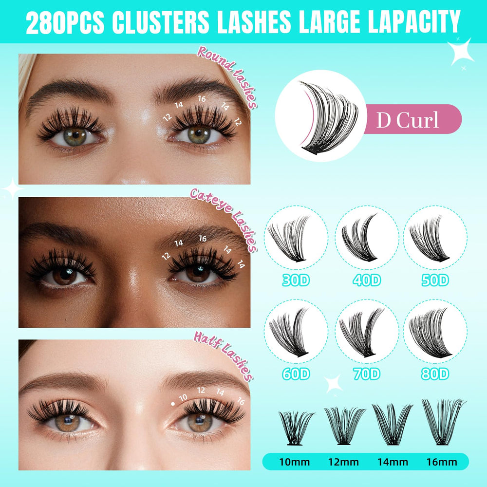 AMZGIRL LASH at-home DIY lashes for convenient beauty
