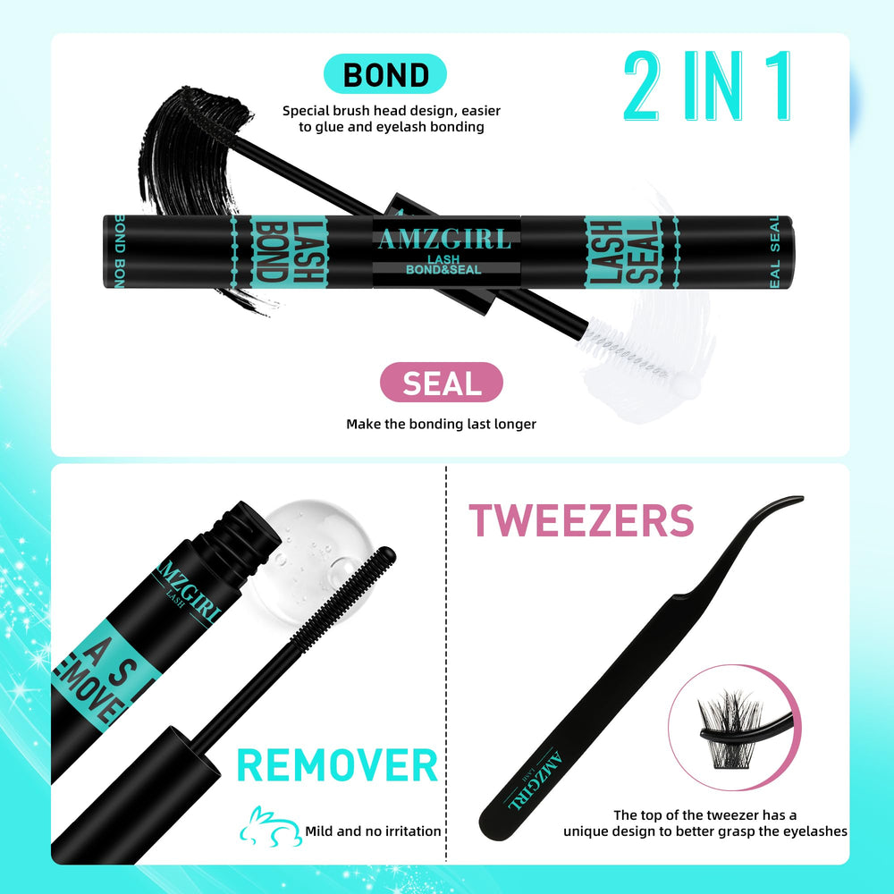 AMZGIRL LASH doll-C 10-18mm clusters for versatile looks