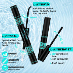 AMZGIRL LASH remover included for safe removal after extensions