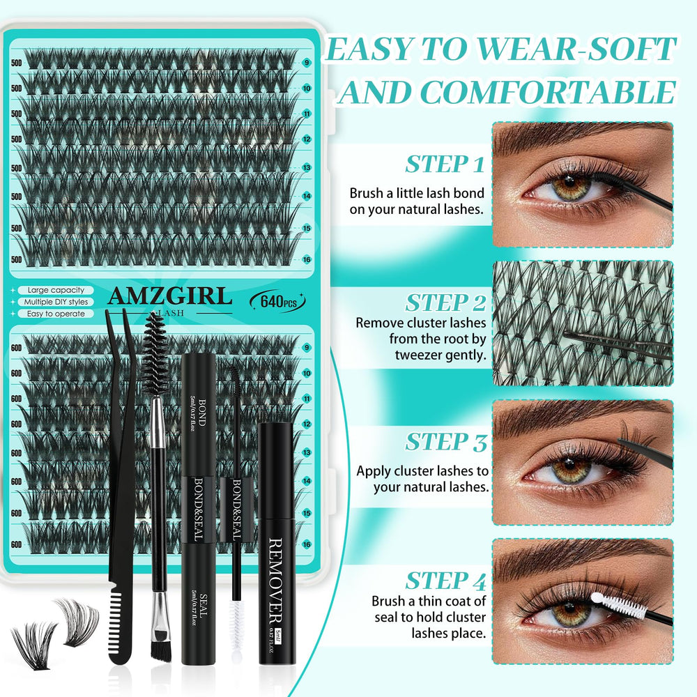 AMZGIRL LASH function brush for shaping clusters