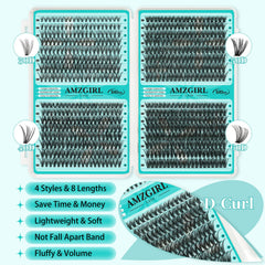 AMZGIRL LASH lengths 9-16mm for customizable volume