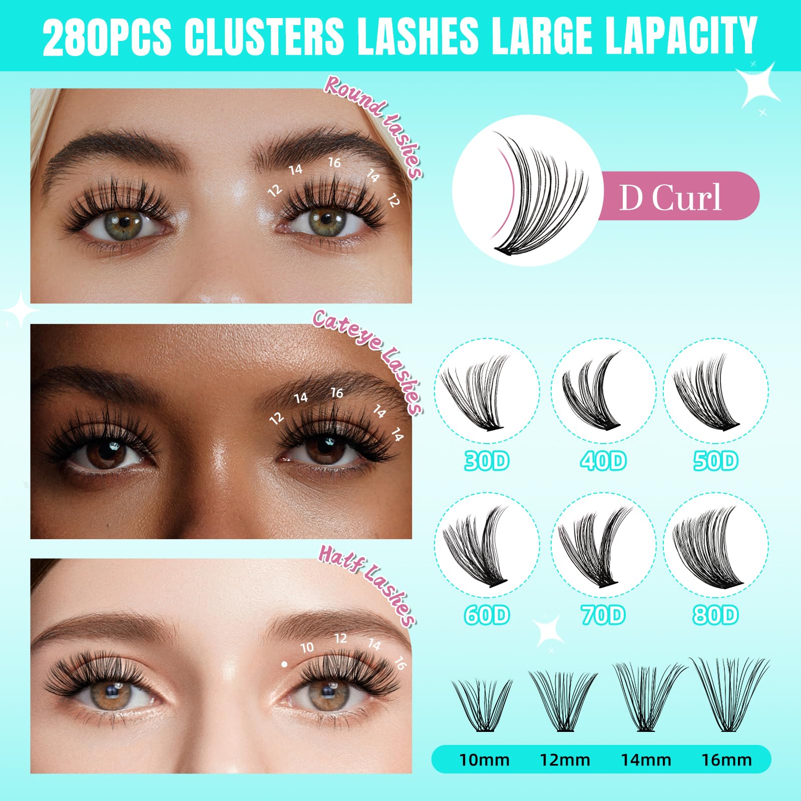 AMZGIRL LASH soft, lightweight material for comfortable wear