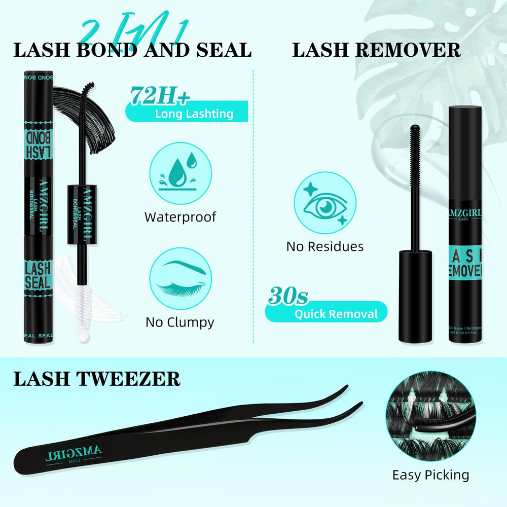 AMZGIRL LASH Lash remover offers mild, skin-friendly removal after wear