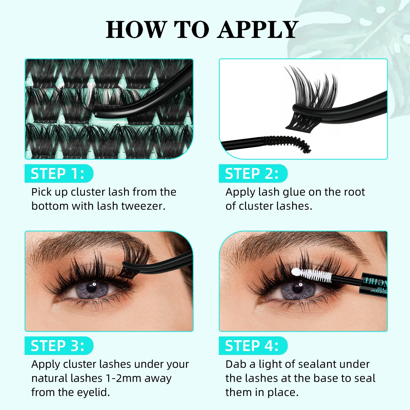 AMZGIRL LASH Tweezers aid precise placement during DIY lash applications