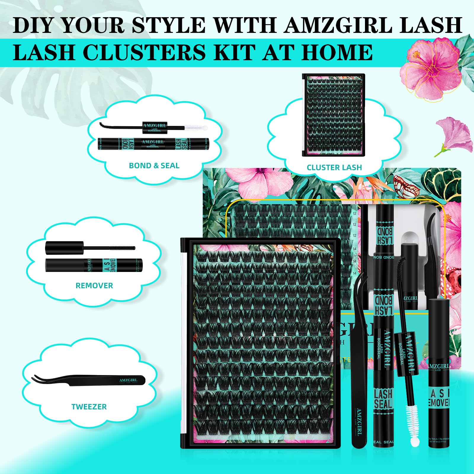 AMZGIRL LASH Tulip Kit ultra-thin band delivers comfortable, seamless lash integration