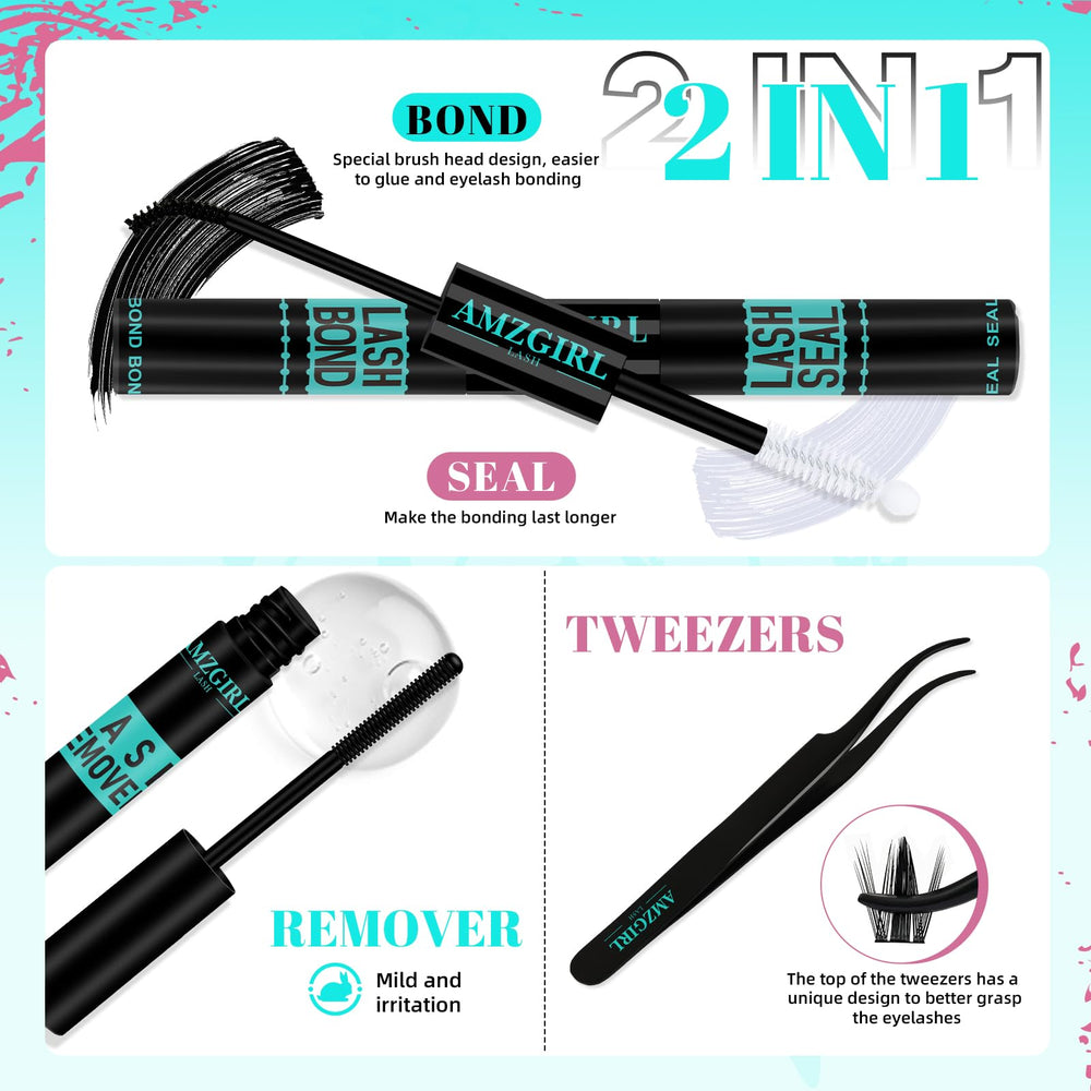 AMZGIRL LASH Applicator Tweezers for precise cluster placement