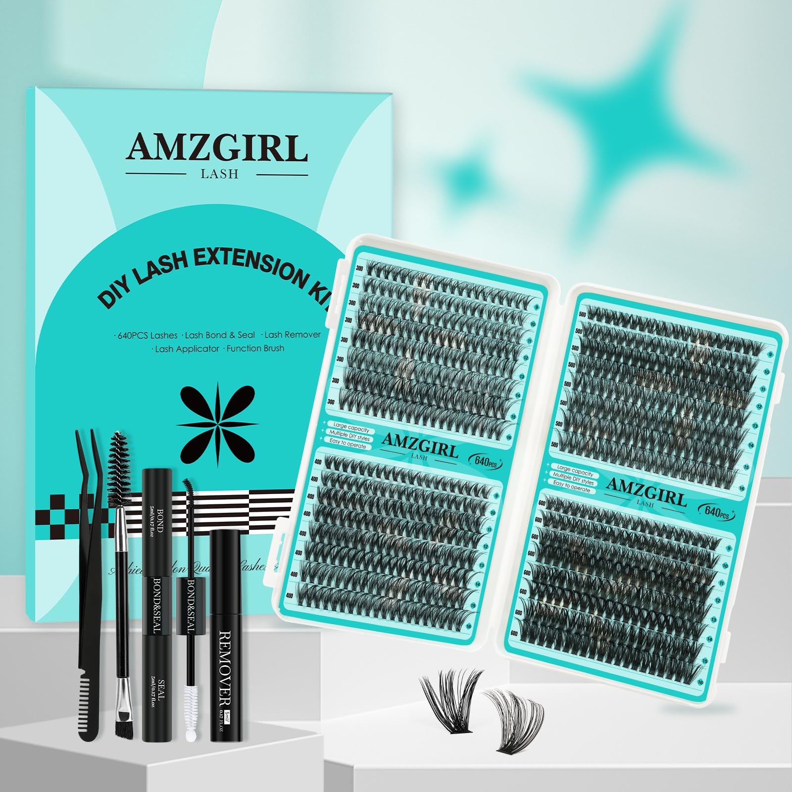 AMZGIRL LASH waterproof formula for long-lasting wear
