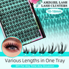 AMZGIRL LASH ultra-thin band lashes blend seamlessly with natural lashes
